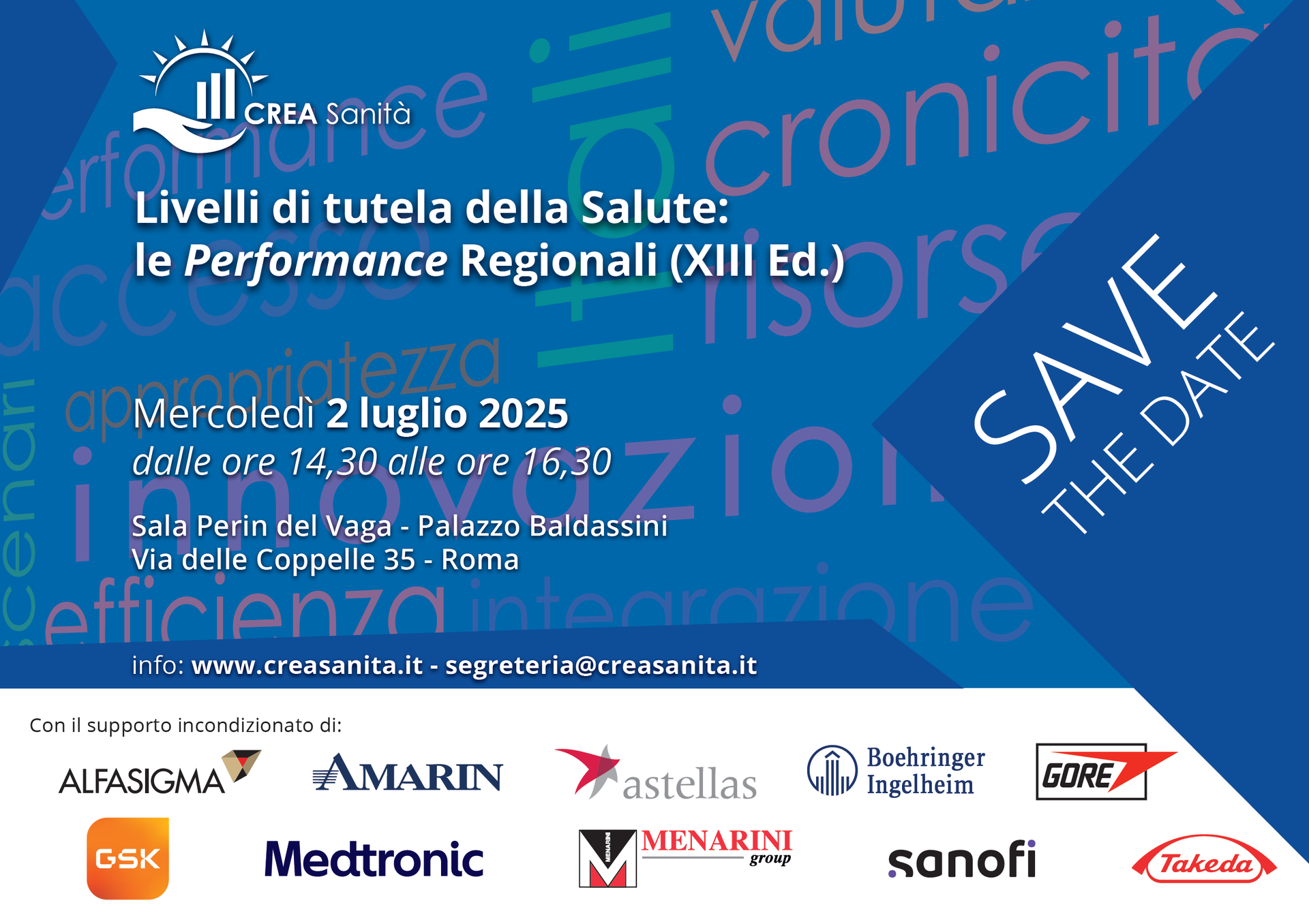 Presentazione dei risultati della XIII edizione del progetto “Livelli di tutela della Salute: le Performance Regionali”